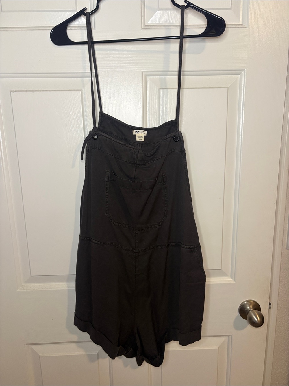 Billabong Black Spaghetti-Strap Shorts Skort